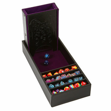 Forged Gaming Dice Tray & Tower: The Citadel - Purple