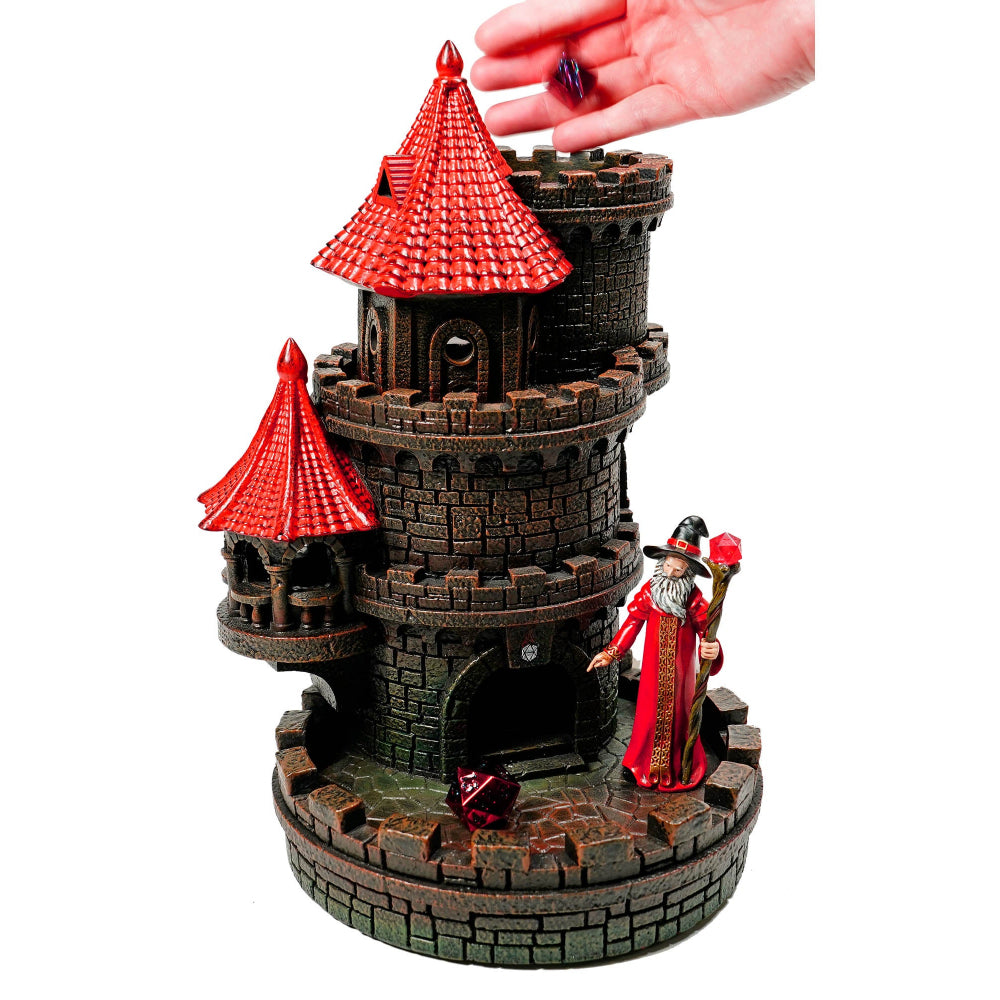 Forged Gaming Dice Tower: Wizard's Tower - Red