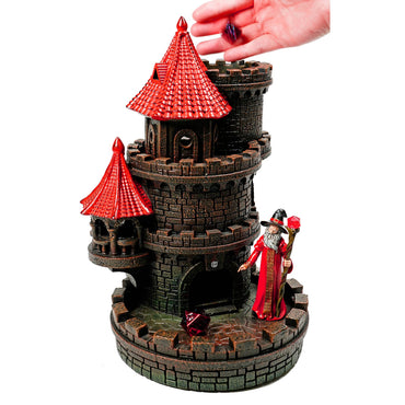 Forged Gaming Dice Tower: Wizard's Tower - Red