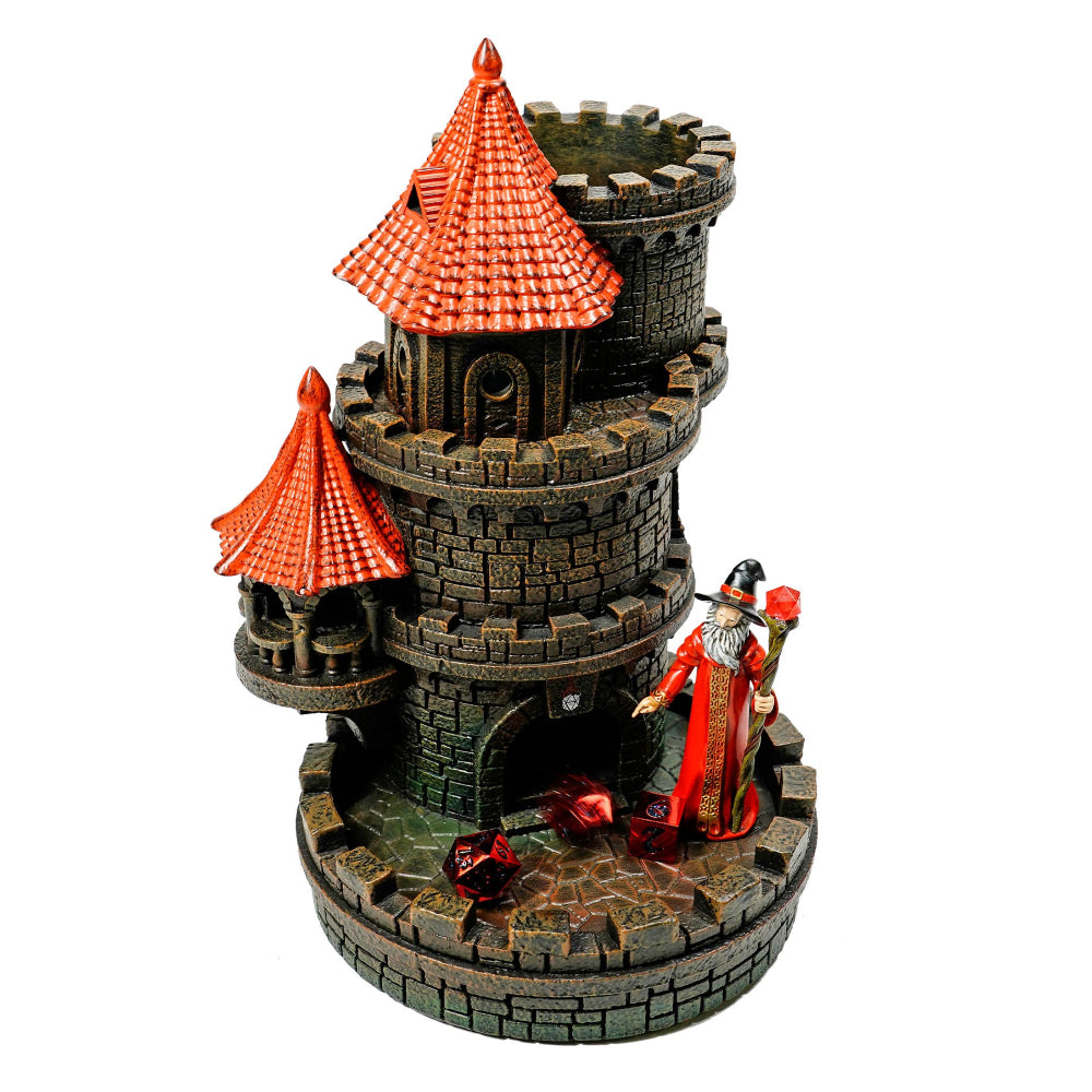 Forged Gaming Dice Tower: Wizard's Tower - Red