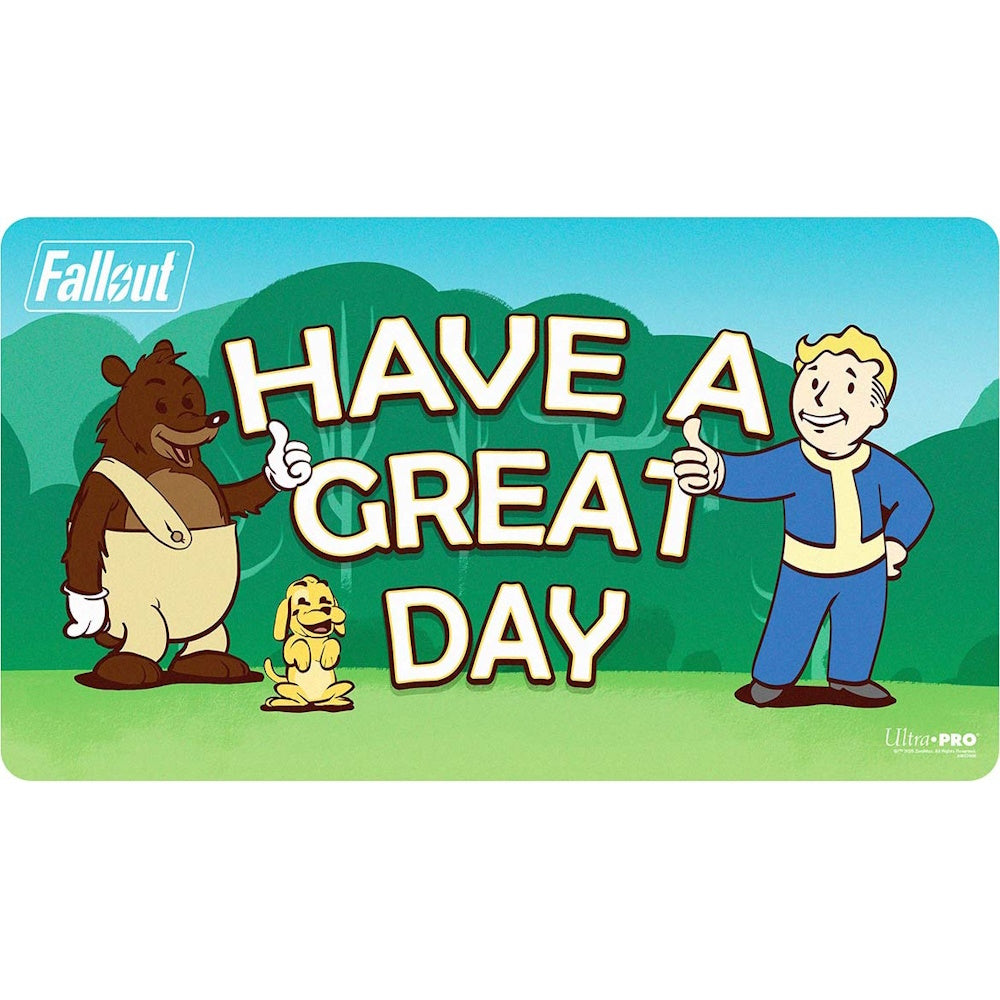 Fallout: Vault Boy Have A Great Day Playmat (Ultra PRO)