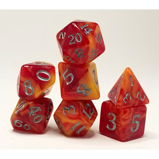 Smelly Bones: Fireball Char (Scented Dice Set)