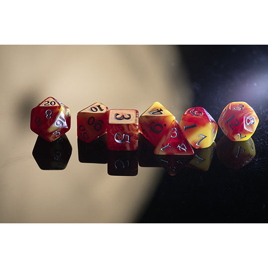 Smelly Bones: Fireball Char (Scented Dice Set)