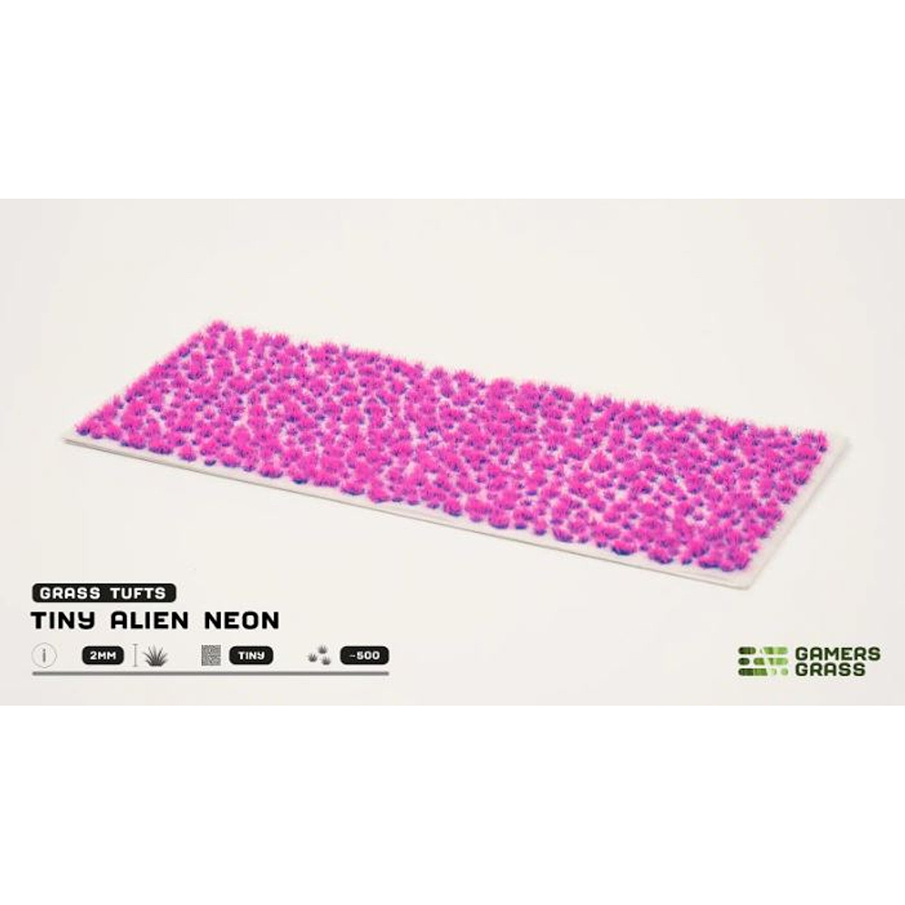 Gamers Grass: Tufts - Alien Neon (Tiny / 2mm / x500)