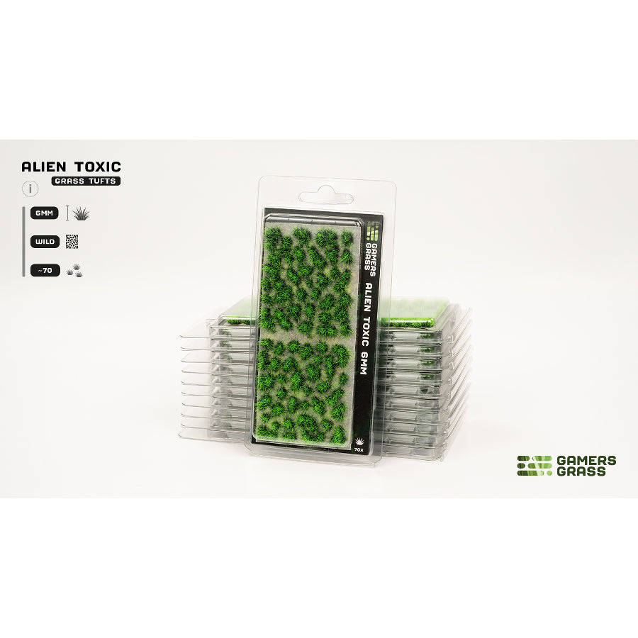 Gamers Grass: Tufts - Alien Toxic (Wild / 6mm / x70)