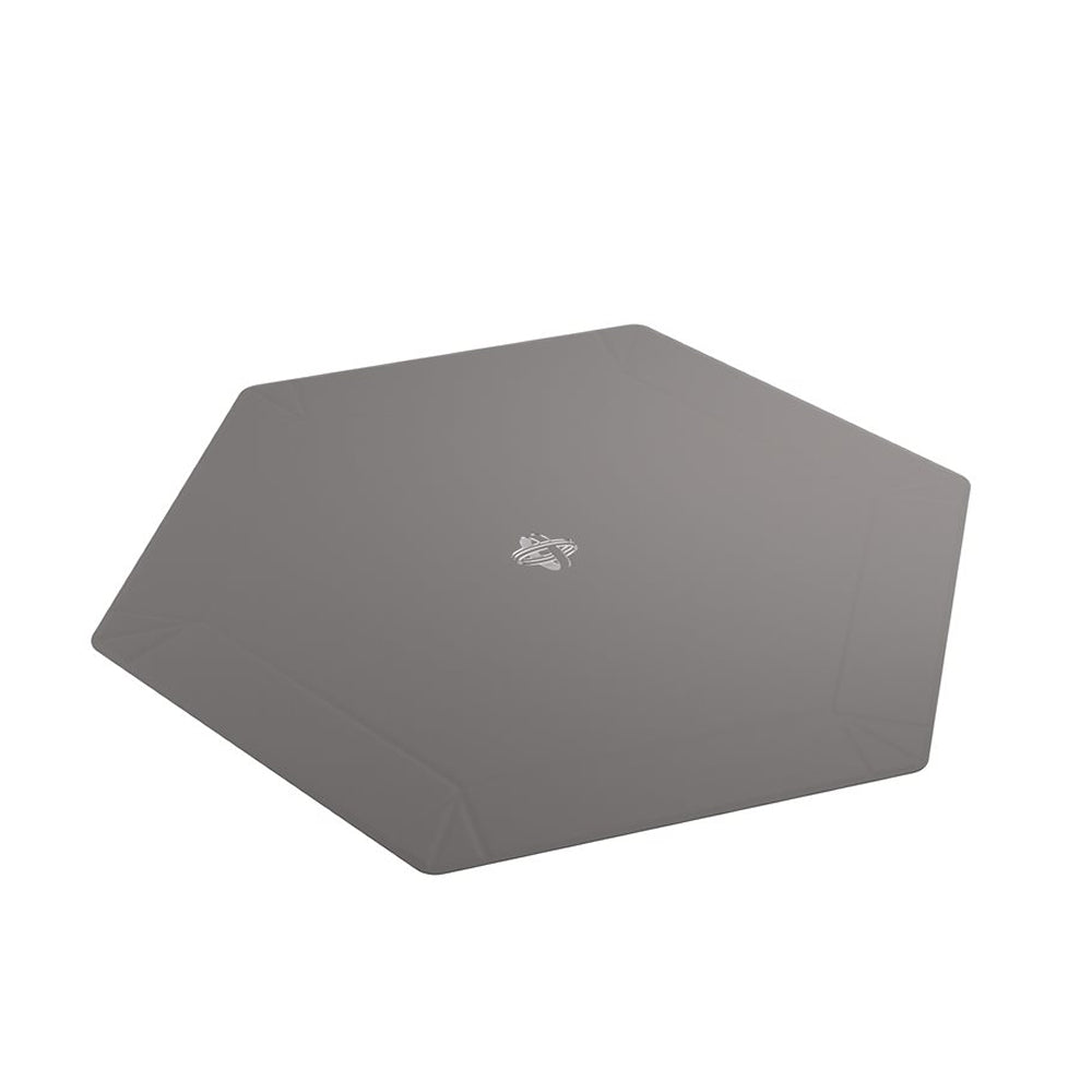 Gamegenic Magnetic Dice Tray: Hexagonal XL - Black/Gray