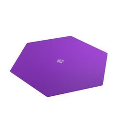 Gamegenic Magnetic Dice Tray: Hexagonal XL - Black/Purple