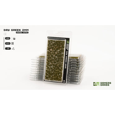 Gamers Grass: Tufts - Dry Green (Wild / 2mm / x115)