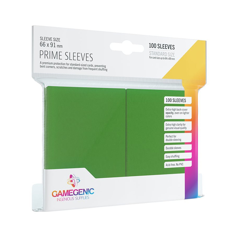 Gamegenic Sleeves: Prime - Green (100 Count)