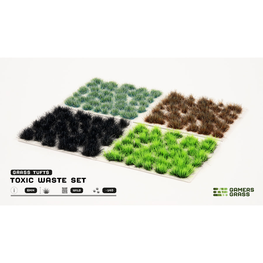 Gamers Grass: Tufts - Toxic Waste Set (Wild / 6mm / x140)