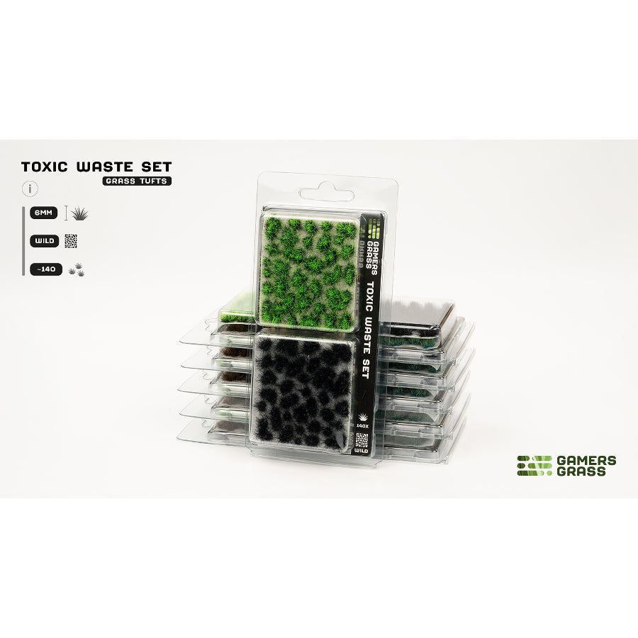 Gamers Grass: Tufts - Toxic Waste Set (Wild / 6mm / x140)