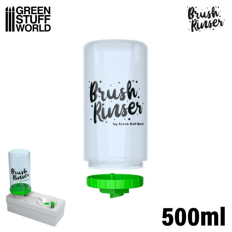 Green Stuff World: Brush Rinser Bottle (Green, 500ml)
