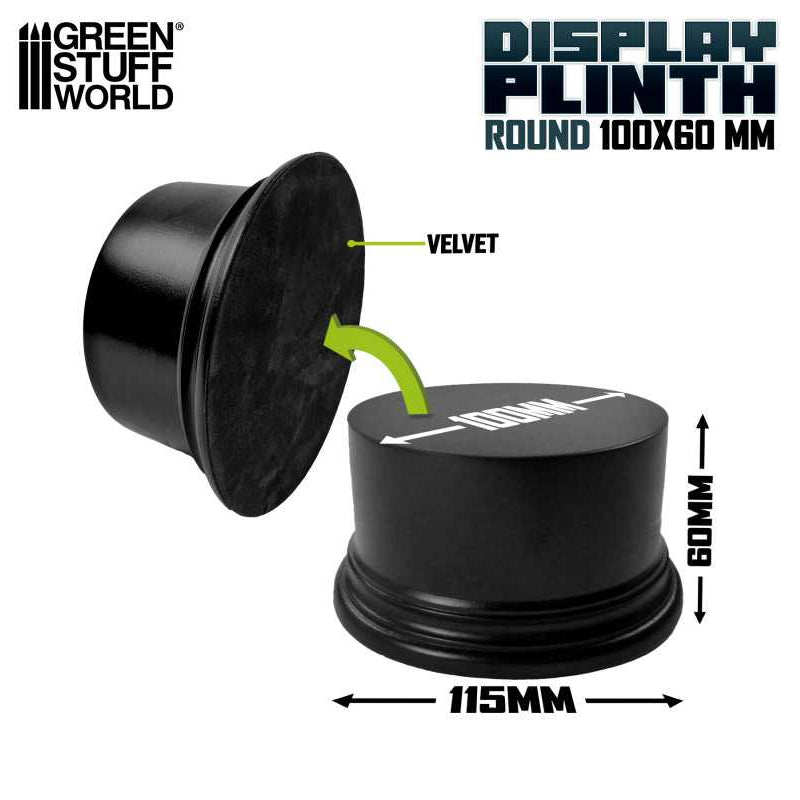 GSW: Block Plinth - Round Black (10cm)