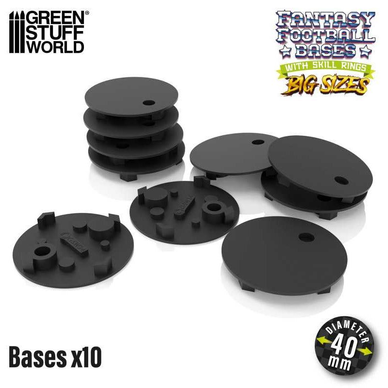 GSW: Bases (Fantasy Football) - 40mm (x10)