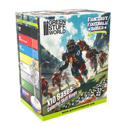 GSW: Bases (Fantasy Football) - 32mm With Skill Rings (x10)