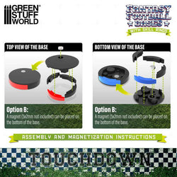 GSW: Bases (Fantasy Football) - 32mm With Skill Rings (x10)