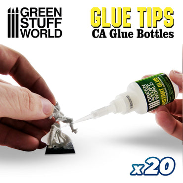 GSW: Tools - Glue Tips for CA Glue Bottles (20x Precision Tips)