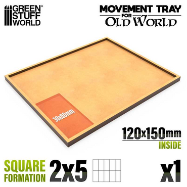 GSW: Movement Tray - MDF 30x60mm (2x5)