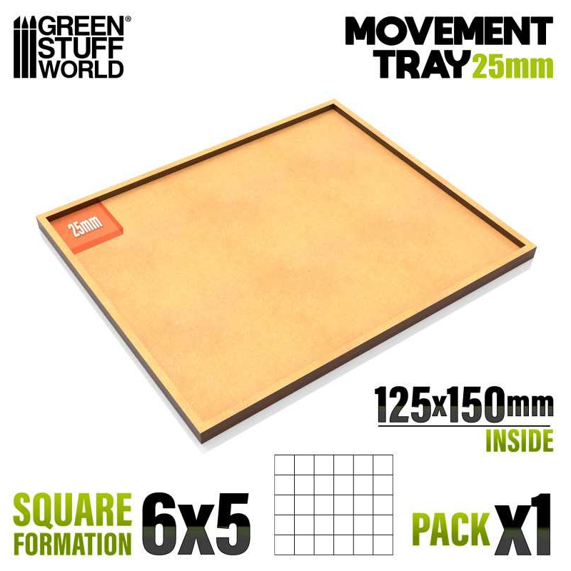 GSW: Movement Tray - MDF 25mm (6x5)