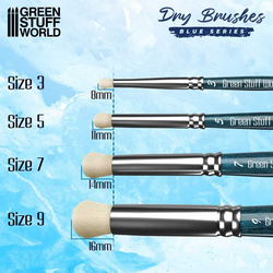 GSW: Brushes - BLUE SERIES Premium Dry Brush Set