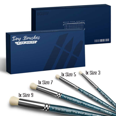 GSW: Brushes - BLUE SERIES Premium Dry Brush Set