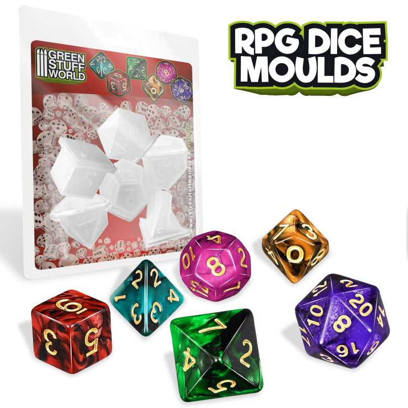 GSW: Tools - RPG Dice Moulds (Silicone)