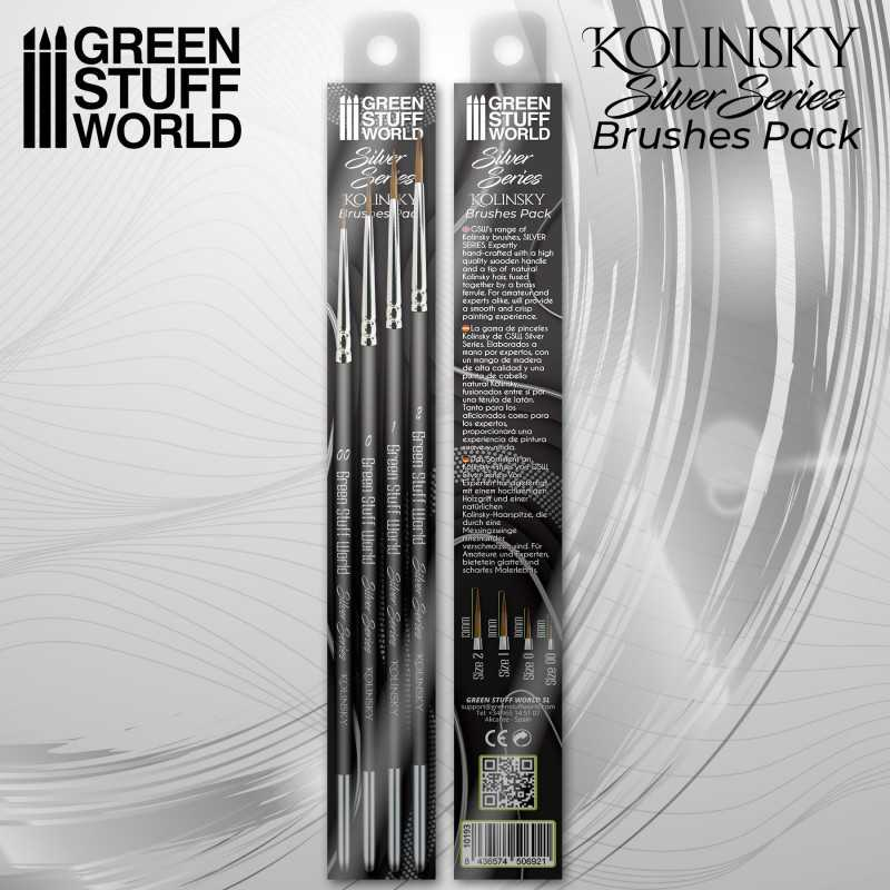 GSW: Brushes - SILVER SERIES Kolinsky Brush Set