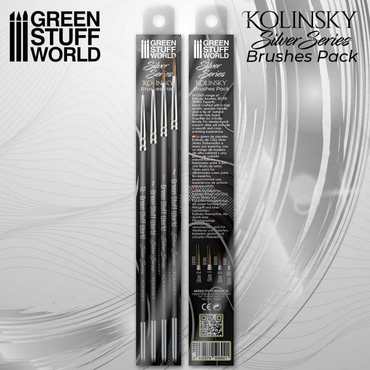 GSW: Brushes - SILVER SERIES Kolinsky Brush Set
