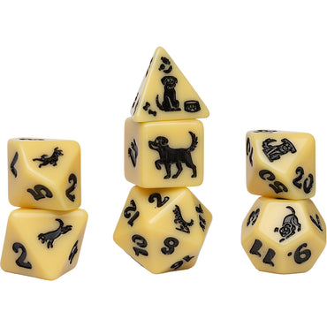 RPG Dice: Animals - Golden Pup (Sirius Dice)
