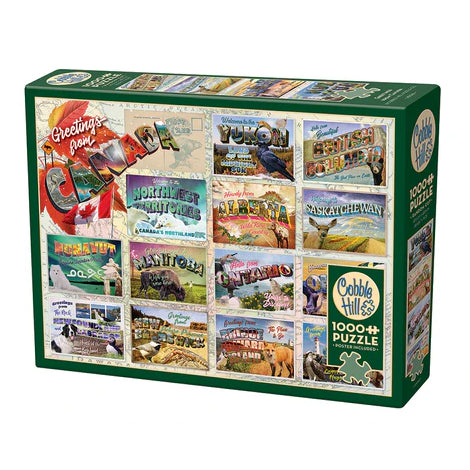 Cobble Hill Puzzles (1000 Pieces): Greetings from Canada