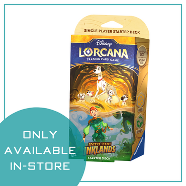 (IN-STORE ONLY) Lorcana: Into the Inklands Starter Deck - Dogged and Dynamic (Pongo / Peter Pan)