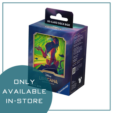 (IN-STORE ONLY) Lorcana Deck Box: Azurite Sea - Scar