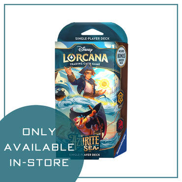 (IN-STORE ONLY) Lorcana: Azurite Sea Starter Deck - A Seaworthy Crew (Jim Hawkins / Tigger)