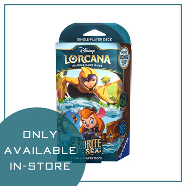 (IN-STORE ONLY) Lorcana: Azurite Sea Starter Deck - Genius Reinvented (GoGo / Gadget)