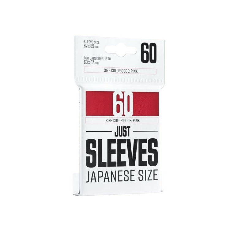 Just Sleeves: Japanese Size - Red (60 Count)