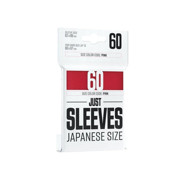Just Sleeves: Japanese Size Red (60)