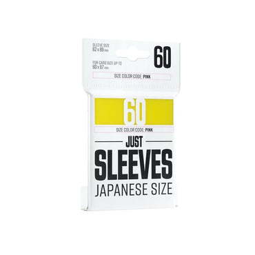 Just Sleeves: Japanese Size Yellow (60)