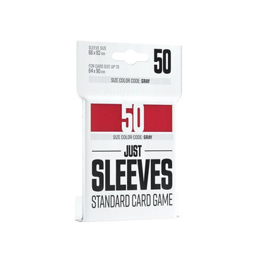 Just Sleeves: Standard  Size Red (50)