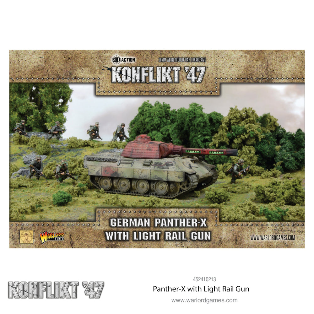 Konflikt '47: German Panther-X With Light Rail Gun