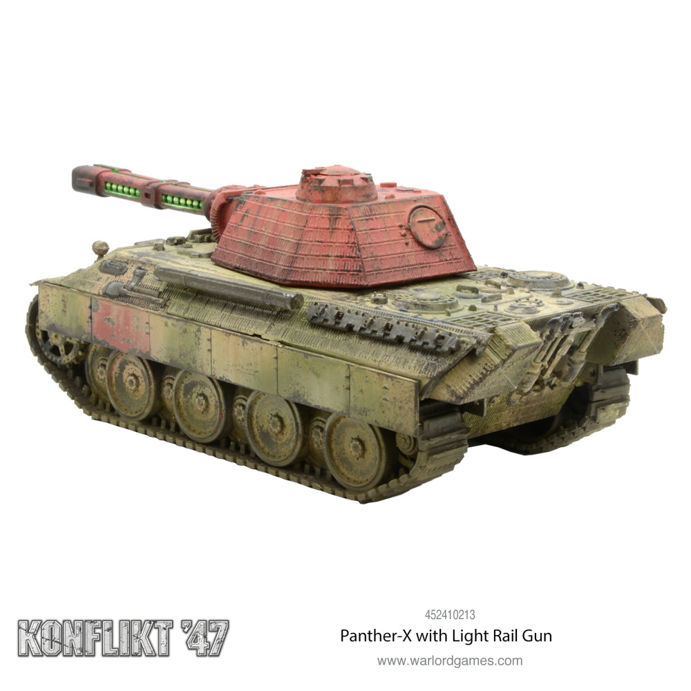 Konflikt '47: German Panther-X With Light Rail Gun