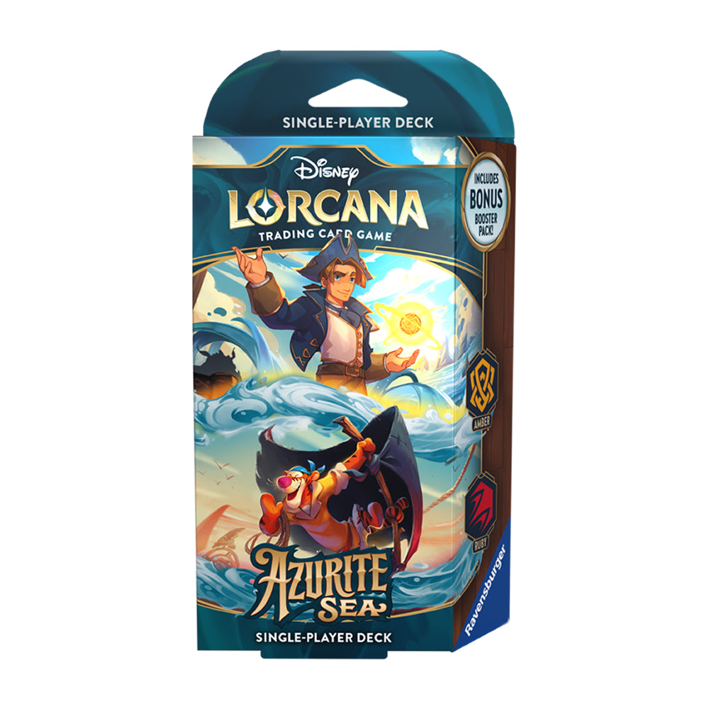 (IN-STORE ONLY) Lorcana: Azurite Sea Starter Deck - A Seaworthy Crew (Jim Hawkins / Tigger)