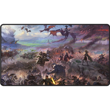 UP Playmat: Lord of the Rings MTG: Black Stiched