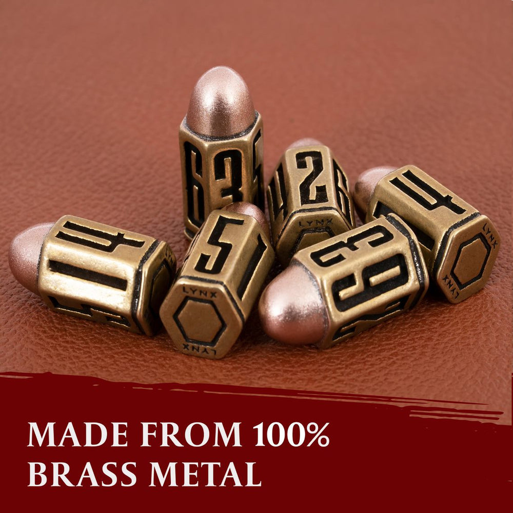 LYNX: 6-Sided Bullet Dice (6 Pack)