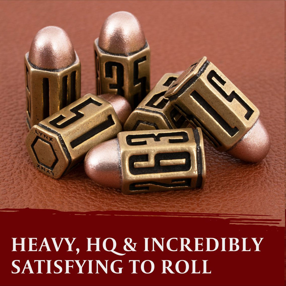 LYNX: 6-Sided Bullet Dice (6 Pack)