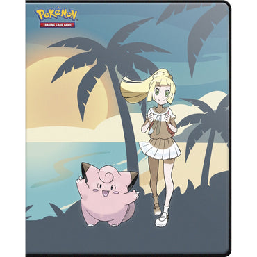 Pokemon Portfolio: Lillie & Clefairy (4 Pocket / Holds 80+ / Ultra PRO)
