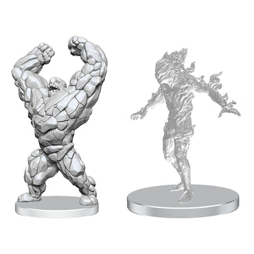 Pathfinder Minis: Living Landslide & Living Wildfire (Unpainted / WV27)