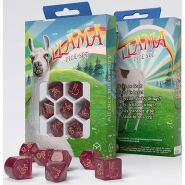 Llama Dice Set: Puffy