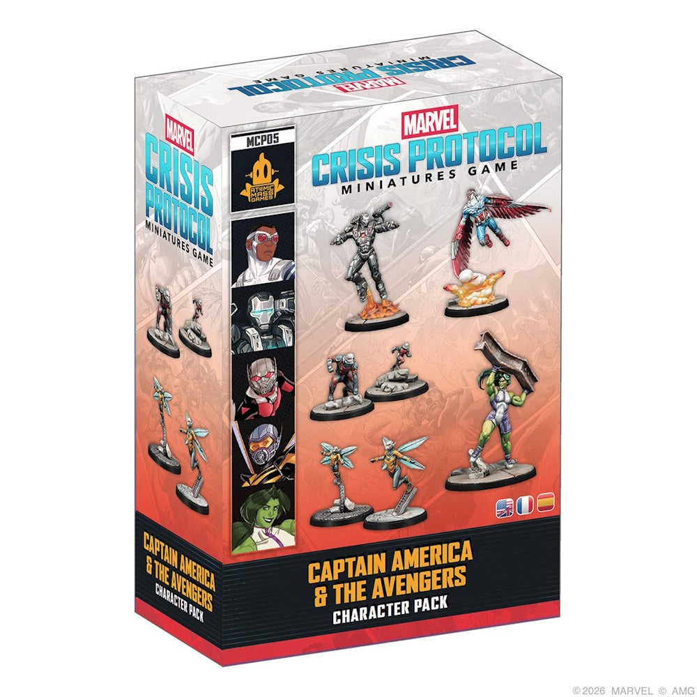 Marvel Crisis Protocol: Character Pack - Captain America & The Avengers