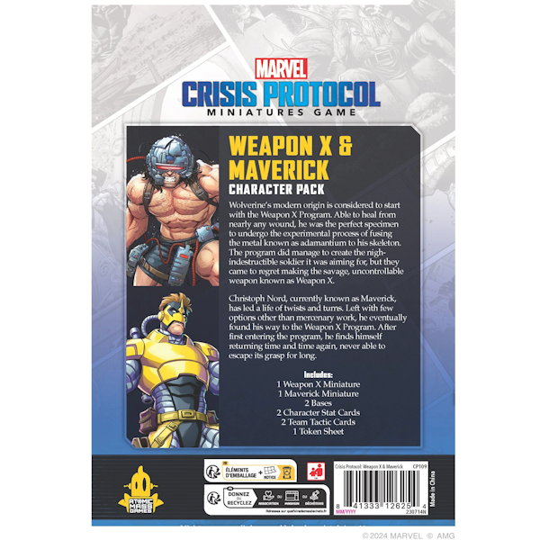 Marvel Crisis Protocol: Weapon X and Maverick