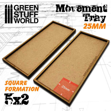 GSW: Movement Tray - MDF 25mm (5x2 / 2 pack)